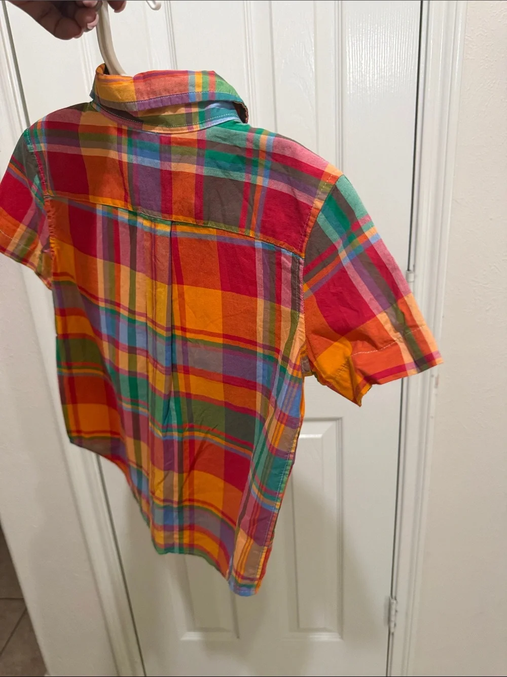Ralph Lauren Kids Multicolor Plaid Button-Down Shirt - Red, Yellow, Green, Blue